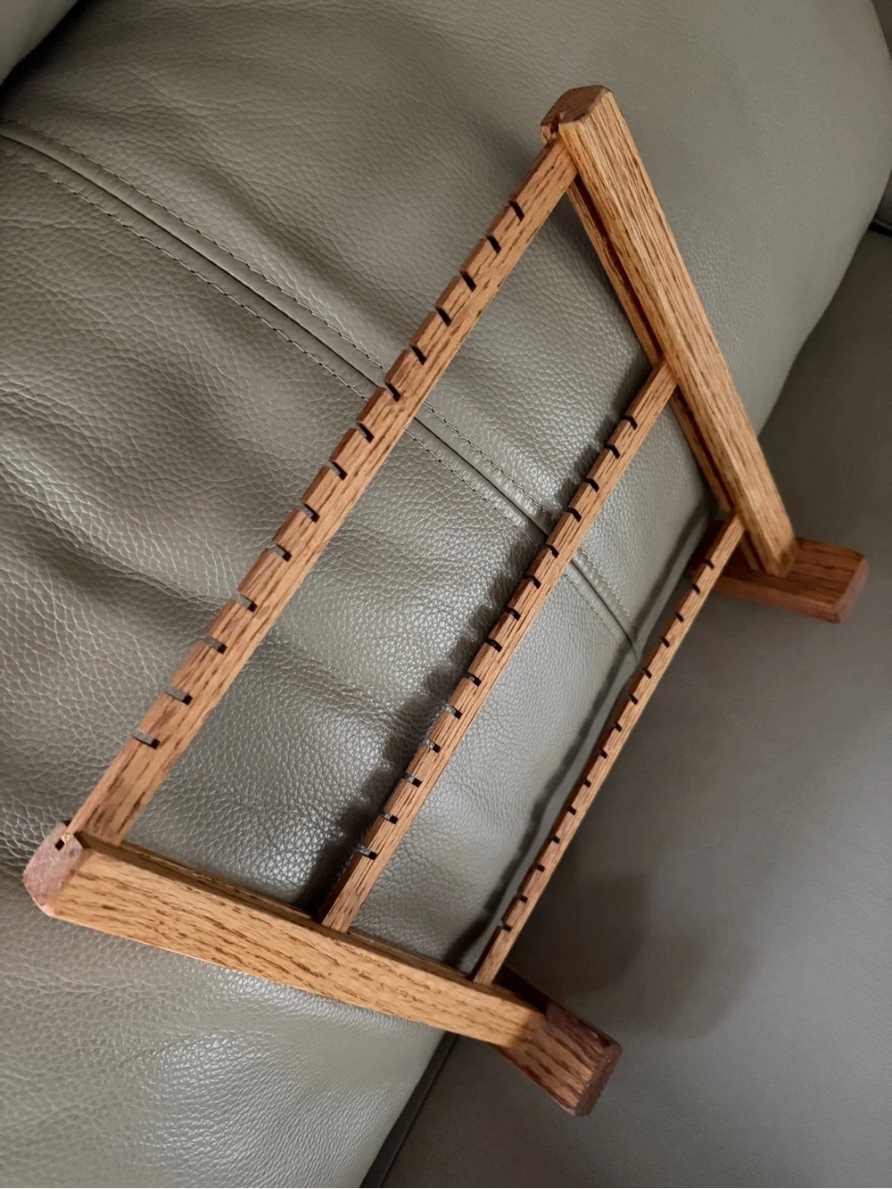 *Wood Crafted Necklace/Bracelet/Jewelry Display Holder Stand Natural Oak Finish